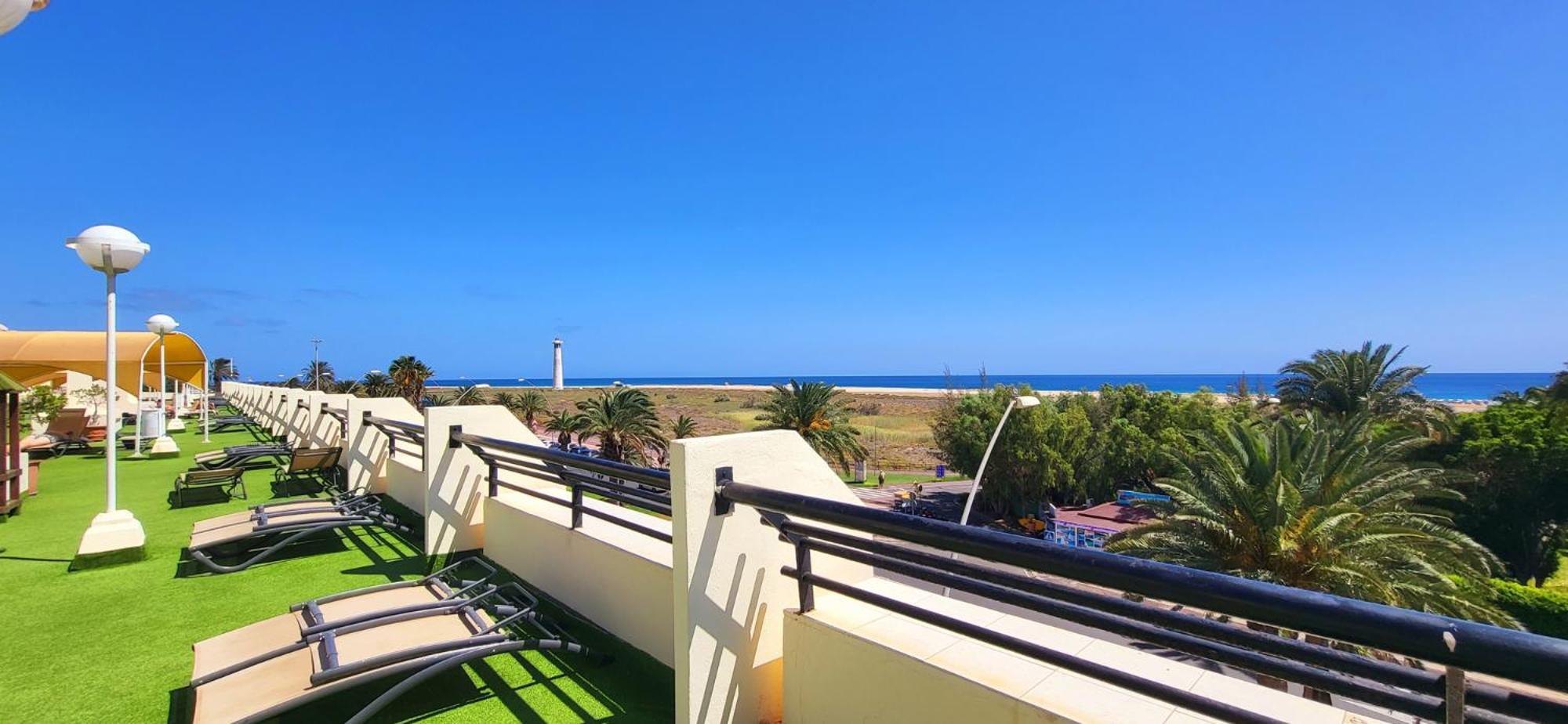 Ferienwohnung Buena Vista - Morro Jable - Meerblick - Pool Exterior foto