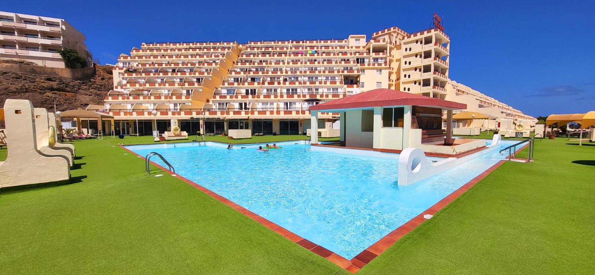 Ferienwohnung Buena Vista - Morro Jable - Meerblick - Pool Exterior foto